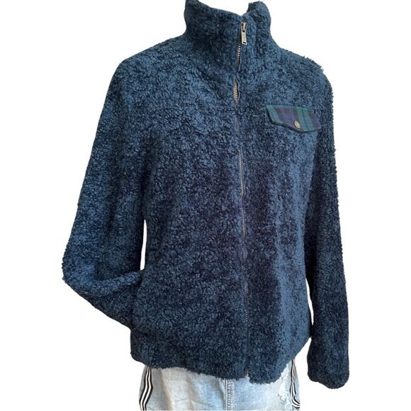 PENDLETON women's curly fuzzy 100% acrylic jacket - SIZE M - MEDIUM - Picture 2 of 13